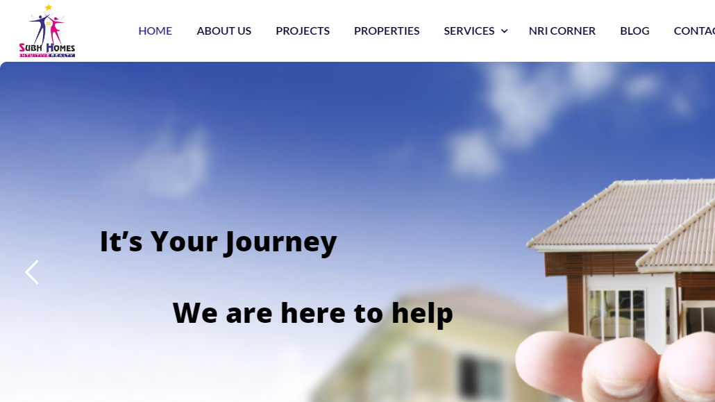 Transforming Real Estate Digitally - Building the Online Presence for Subh Homes 1 subh homes img