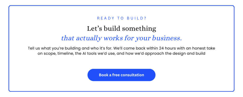 website with AI
